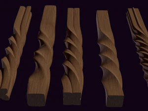 蜡烛数控套装 3D 打印模型