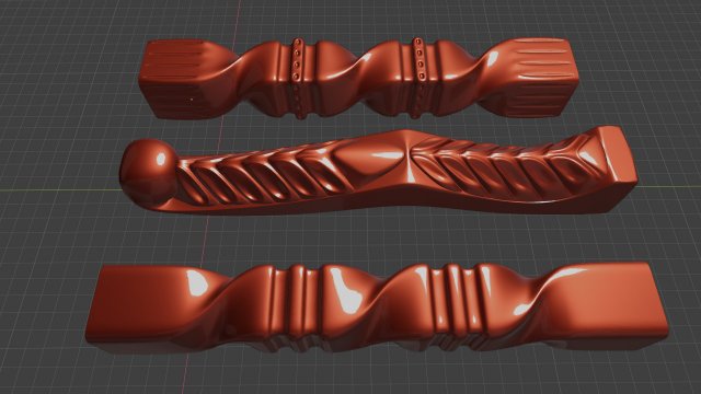 stool leg cnc Model Cetak 3D .c4d .max .obj .3ds .fbx .stl .blend 