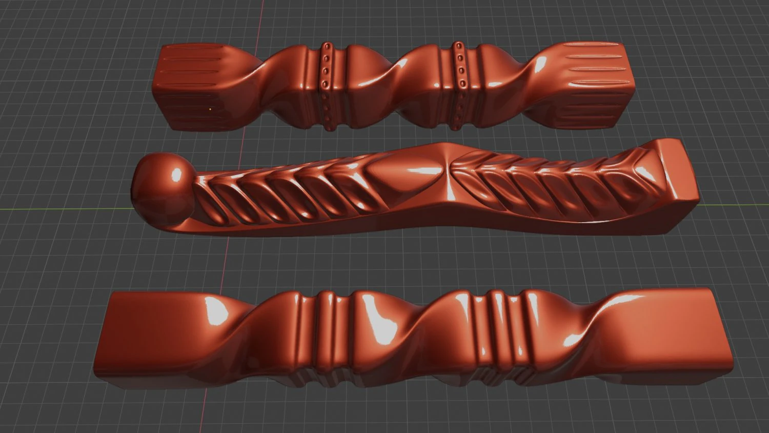 stool leg cnc 3D Print Model .c4d .max .obj .3ds .fbx .stl .blend 