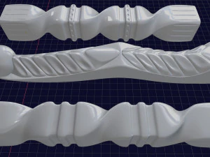stool leg cnc 3D Print Model