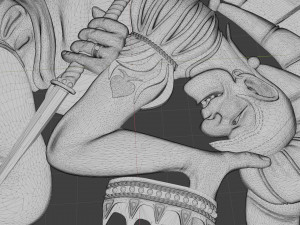 relief for cnc joker 3D-printmodel
