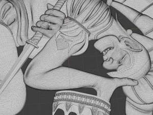relief for cnc joker 3D Print Model
