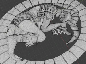 relief for cnc joker 3D Print Model