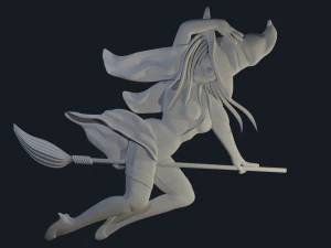 relief witch for 3d print cnc 3D Print Model