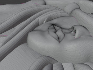 relief witch for 3d print cnc Modelo de impresión 3D