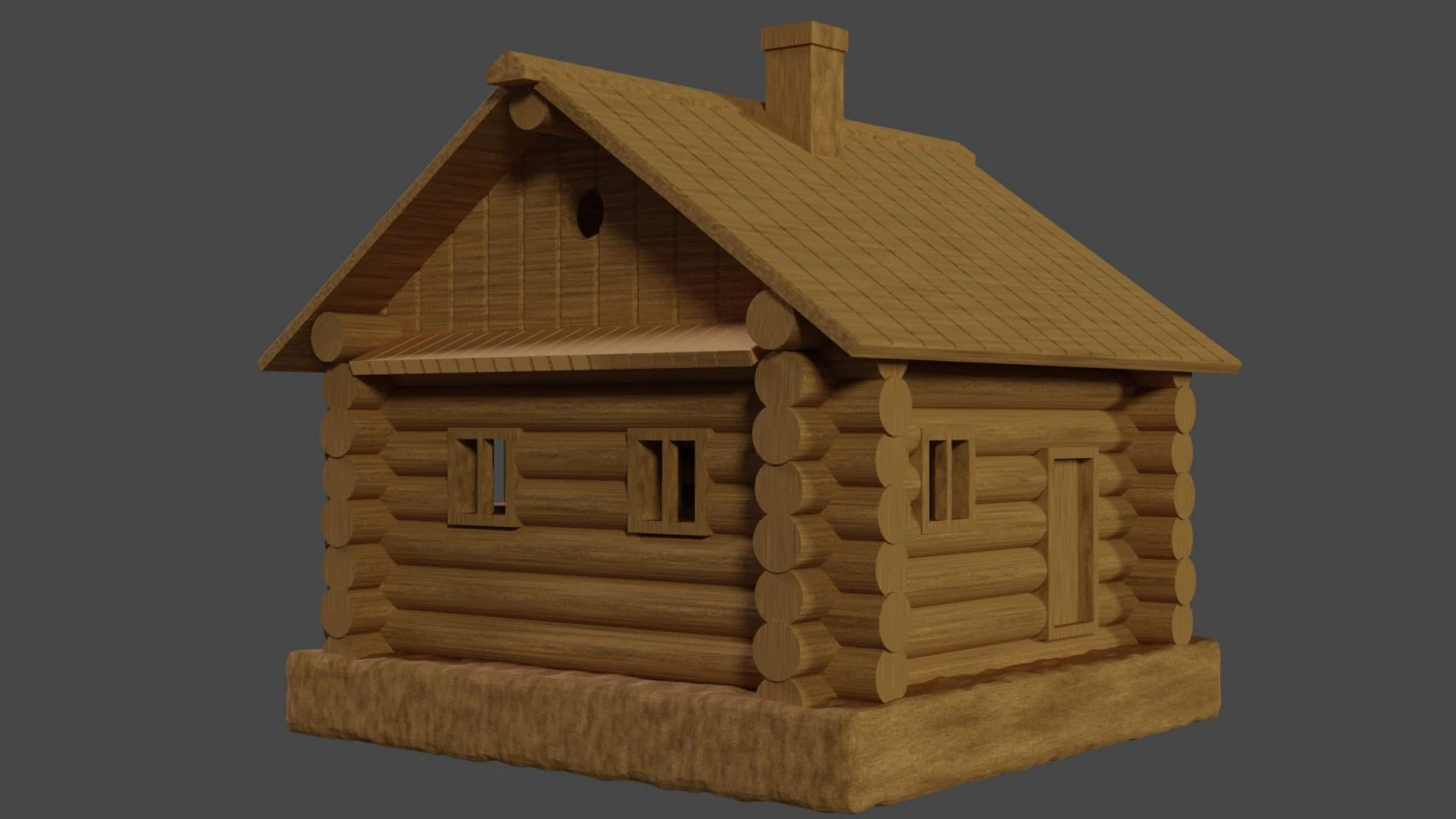 hut 3dprint 3D Print Model .c4d .max .obj .3ds .fbx .stl .blend 