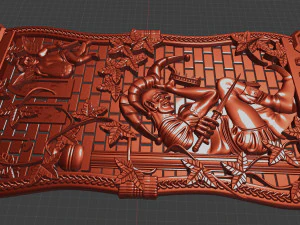 relief for cnc backgammon 3D Print Model