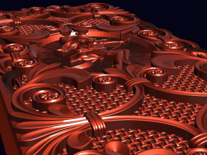 relief for cnc backgammon 3D 프린트 모델