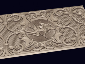relief for cnc backgammon 3D 프린트 모델