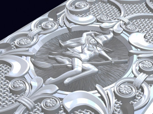 relief for cnc backgammon 3D 프린트 모델