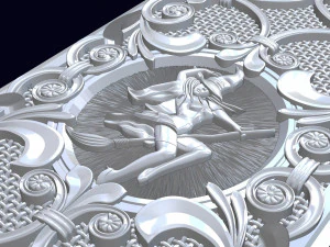 relief for cnc backgammon 3D Print Model