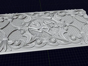 relief for cnc backgammon 3D Print Model