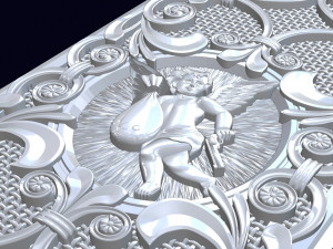 relief for cnc backgammon 3D Print Model
