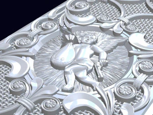 relief for cnc backgammon 3D Print Model