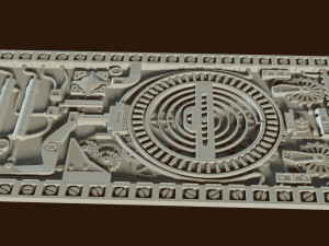 relief steampunk Modelo de impresión 3D