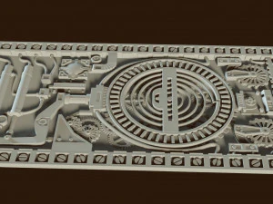 relief steampunk 3D Print Model