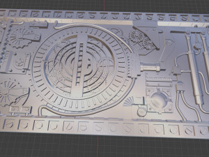 relief steampunk Modelo de impresión 3D
