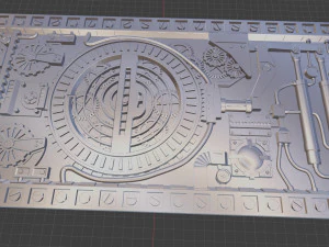 relief steampunk 3D Print Model