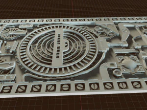 relief steampunk 3D Print Model