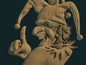 relief for cnc jester 3D 프린트 모델