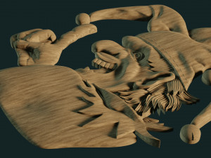 relief for cnc jester Modelo de Impressão 3D