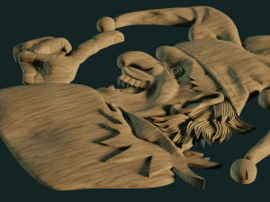 relief for cnc jester 3D Print Model