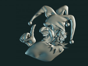 relief for cnc jester Modelo de Impressão 3D