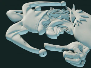 relief for cnc jester 3D Print Model