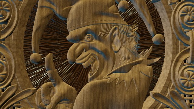 relief for cnc backgammon jester Model do druku 3D .c4d .max .obj .3ds .fbx .stl .blend 