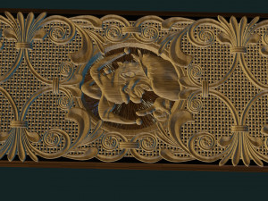 relief for cnc backgammon jester Model do druku 3D