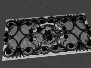relief for cnc backgammon jester Model do druku 3D
