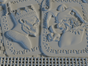 relief for cnc backgammon 3D-printmodel