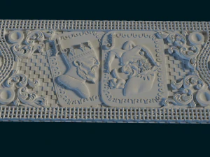 relief for cnc backgammon 3D Print Model