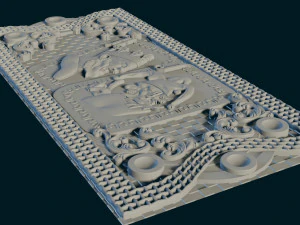relief for cnc backgammon 3D Print Model