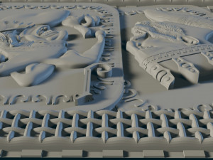 relief for cnc backgammon 3D-printmodel