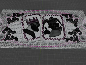 relief for cnc backgammon 3D Print Model