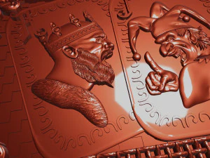 relief for cnc backgammon 3D Print Model