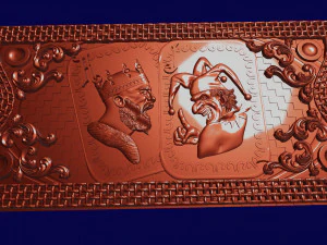 relief for cnc backgammon 3D Print Model
