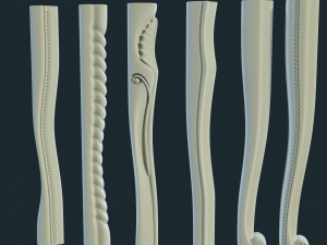 stool leg cnc set 3D 打印模型