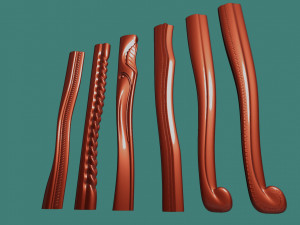 stool leg cnc set 3D 打印模型