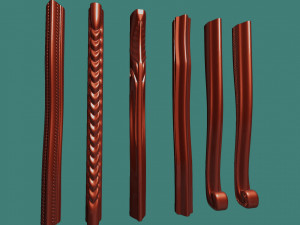 stool leg cnc set 3D 打印模型