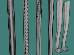 stool leg cnc set 3D 打印模型