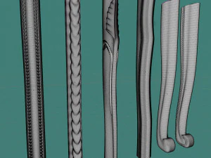 stool leg cnc set 3D Print Model