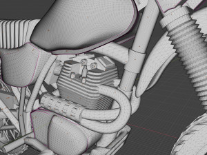 harley 3d print mt500 3D Принт Модель