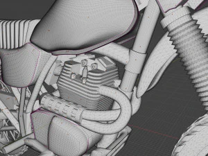 harley 3d print mt500 3D Print Model