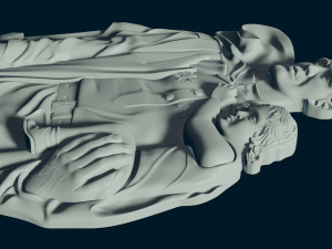 relief war memorial for cnc Modelo de Impressão 3D