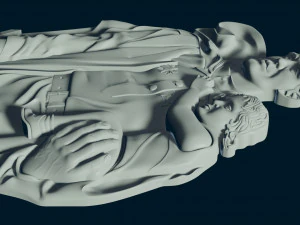 relief war memorial for cnc 3D Print Model
