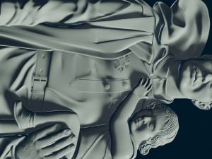 relief war memorial for cnc Modelo de Impressão 3D