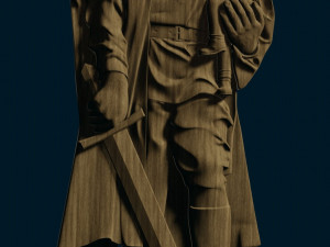relief war memorial for cnc Modelo de Impressão 3D