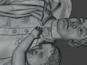 relief war memorial for cnc 3D Print Model